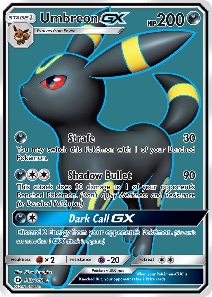 Umbreon-GX - 142/149 - EN Umbreon-GX - 142/149 - EN