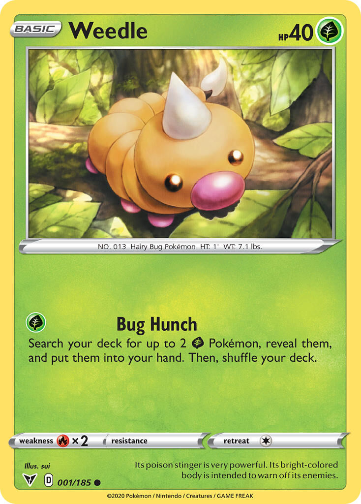 Weedle - 001/185 - EN Weedle - 001/185 - EN