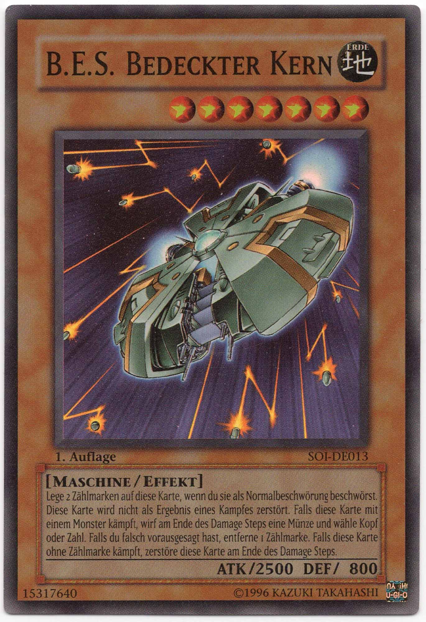 b-e-s-bedeckter-kern-soi-de013-super-rare-1-auflage-near-mint B.E.S Bedeckter Kern - SOI-DE013 - Super Rare - 1. Auflage (Near Mint)