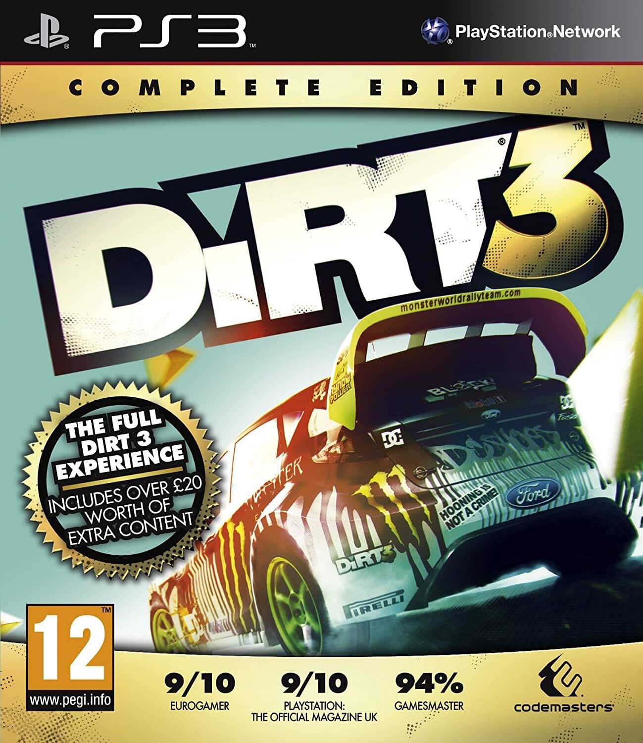 Dirt 3 [Complete Edition] - OVP - PS3