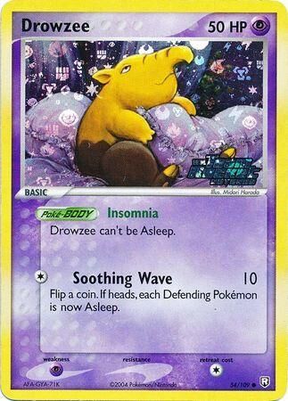 Drowzee - 54/109 - Reverse Holo - EN Drowzee - 54/109 - Reverse Holo - EN
