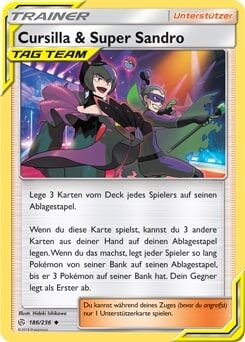 Cursilla & Super Sandro 186/236 - Pokémon TCG