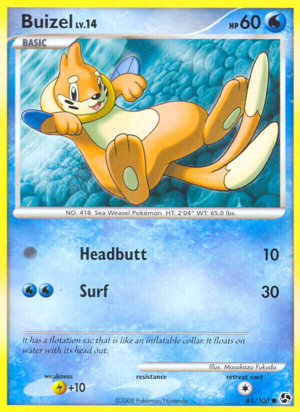 Buizel - 61/106 - Reverse Holo - EN Buizel - 61/106 - Reverse Holo - EN