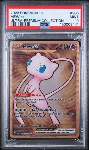 Mew ex #205 - 2023 151 Ultra-Premium Collection - PSA 9 MINT - Pokemon