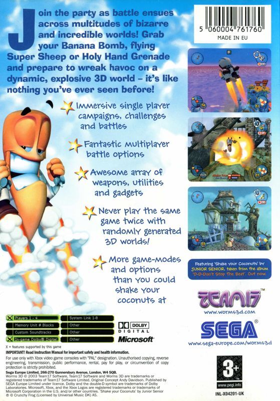 Worms 3D - Xbox