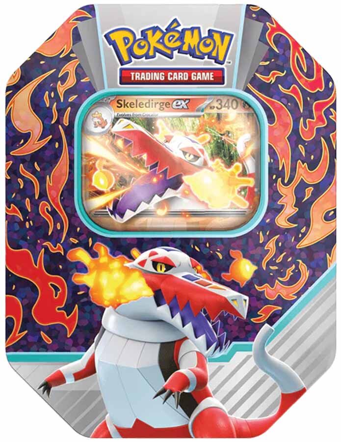 Pokémon TCG: Paldea Partner Skeledirge ex Tin - EN Pokémon TCG: Paldea Partner Skeledirge ex Tin - EN