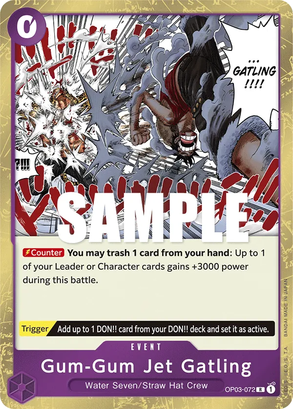 Gum-Gum Jet Gatling - OP03-072 Gum-Gum Jet Gatling - OP03-072