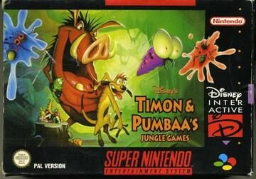 Timon and Pumbaa Jungle Games - SNES Timon and Pumbaa Jungle Games - SNES