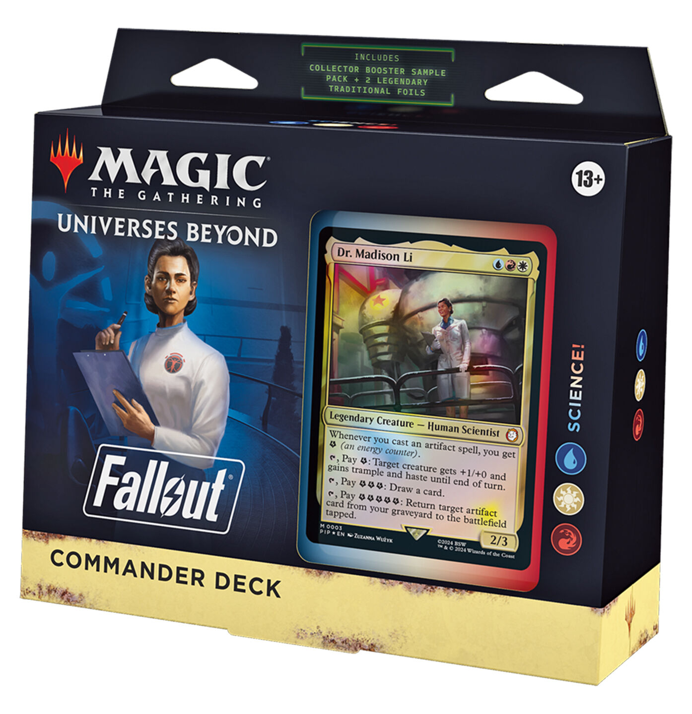 Universes Beyond: Fallout Commander Deck - Science! - Magic the Gathering - EN Universes Beyond: Fallout Commander Deck - Science! - Magic the Gathering - EN