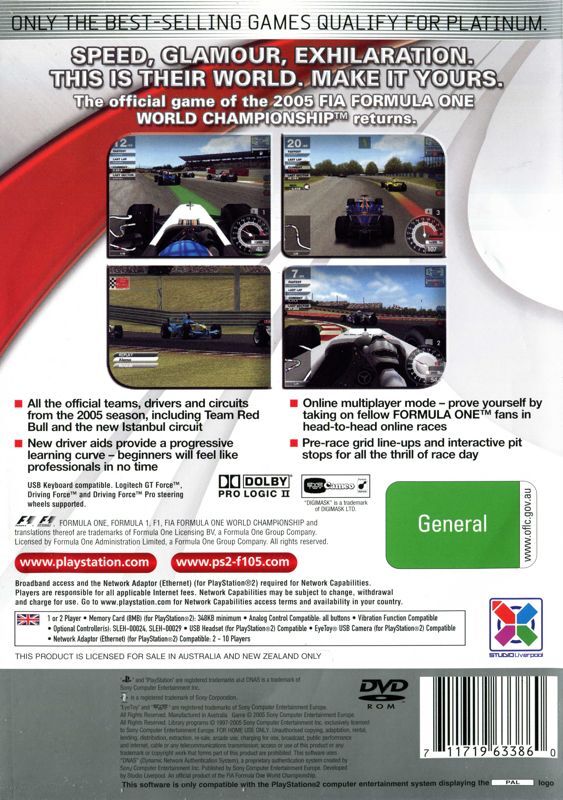 Formula One 05 - PS2 - DE