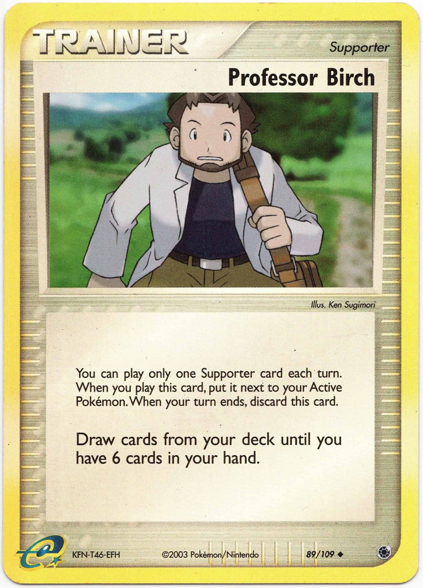 Professor Birch - 89/109 - Pokémon TCG (Near Mint)