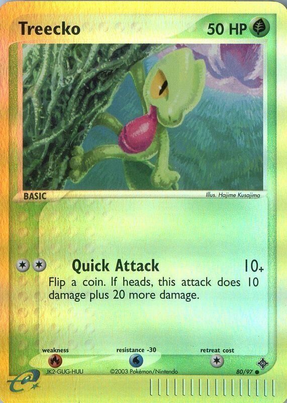 Treecko - 80/97 - Reverse Holo - EN Treecko - 80/97 - Reverse Holo - EN