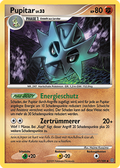 pupitar-47-100-pokemon-tcg-near-mint Pupitar - 47/100 - Pokemon TCG - Near Mint