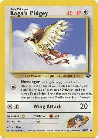 Koga’s Pidgey - 49/132 - Unlimited - EN