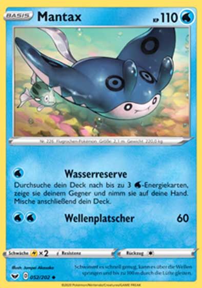 Mantax 052/202 - Pokémon TCG