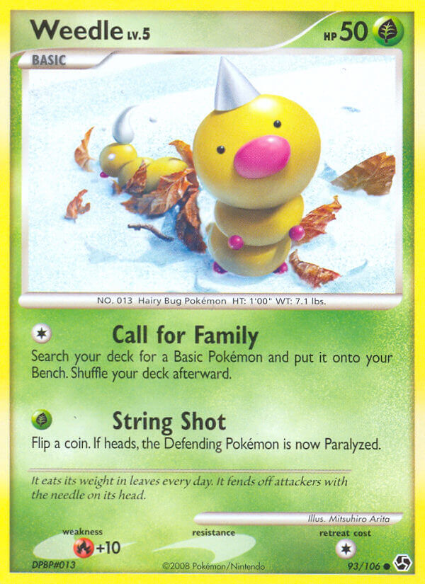 Weedle - 93/106 - Reverse Holo - EN