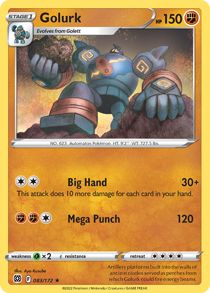 Golurk - 083/172 - EN Golurk - 083/172 - EN
