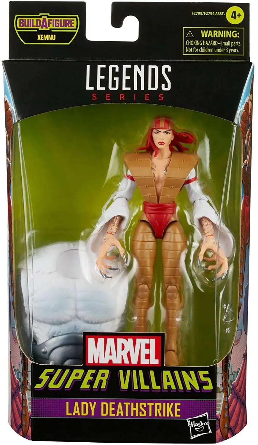 Super Villains Marvel Legends Xemnu Series Lady Deathstrike Action Figure