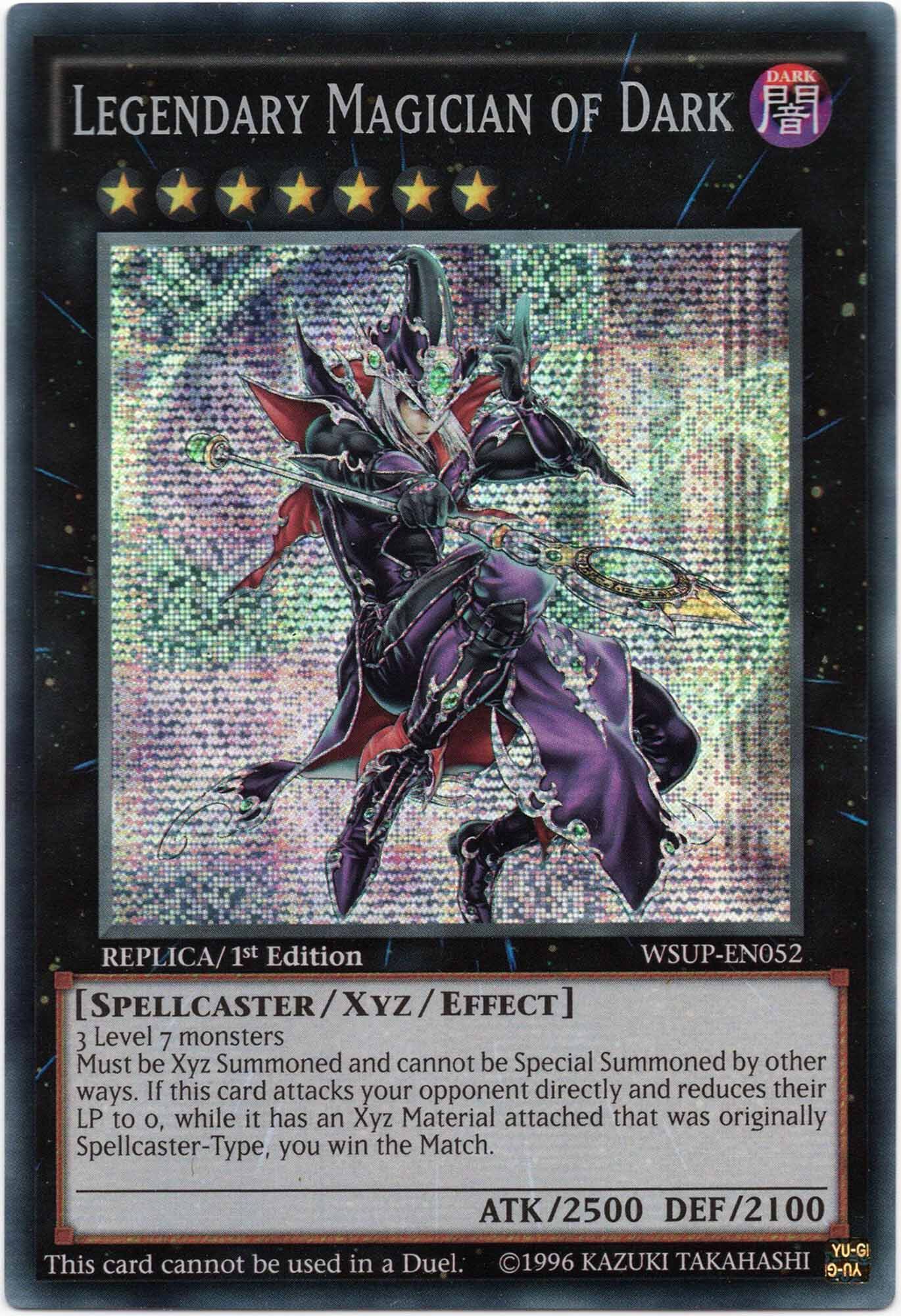 legendary-magician-of-dark-wsup-en052-secret-rare-replica-1st-edition-lightly-played Legendary Magician of Dark - WSUP-EN052 - Secret Rare - REPLICA/1st Edition (Lightly Played)