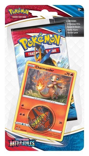 Pokémon Sword & Shield Battle Styles Charmander Checklane Blister - EN