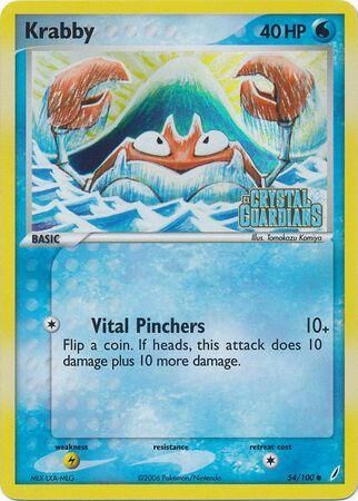 Krabby - 54/100 - Reverse Holo - EN