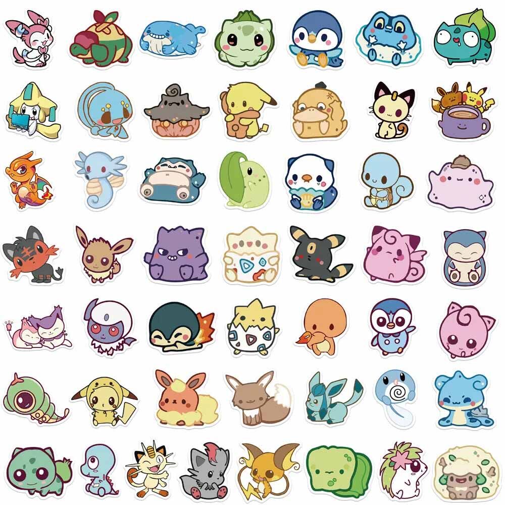 Pokémon Cute Sticker - 1 Random