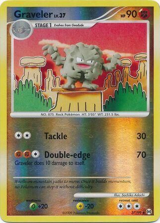 Graveler - 37/99 - Reverse Holo - EN