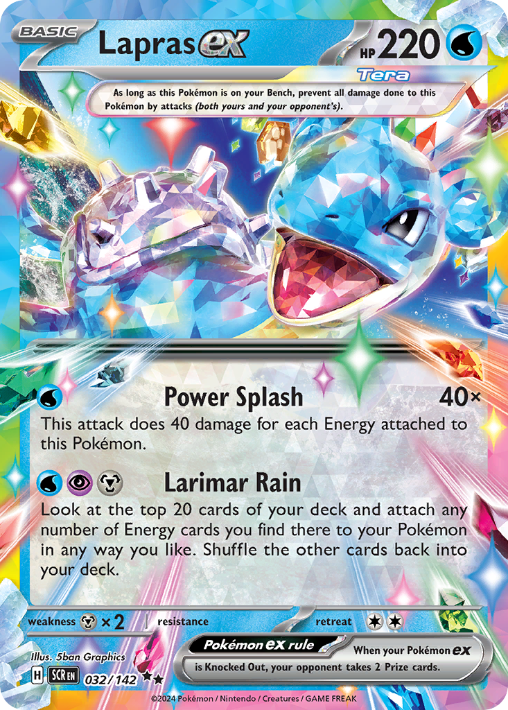 Lapras ex - 032/142 - EN Lapras ex - 032/142 - EN