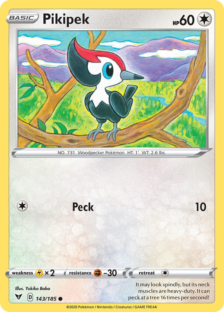 Pikipek - 143/185 - Pokémon TCG - Near Mint - EN