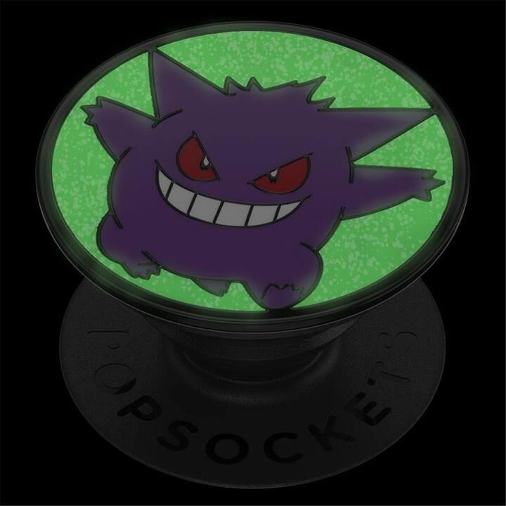 PopSockets PopGrip Gengar Glow in the Dark Phone Grip & Stand with Swappable Top