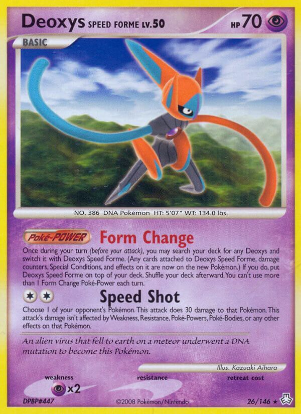Deoxys Speed Forme - 26/146 - EN
