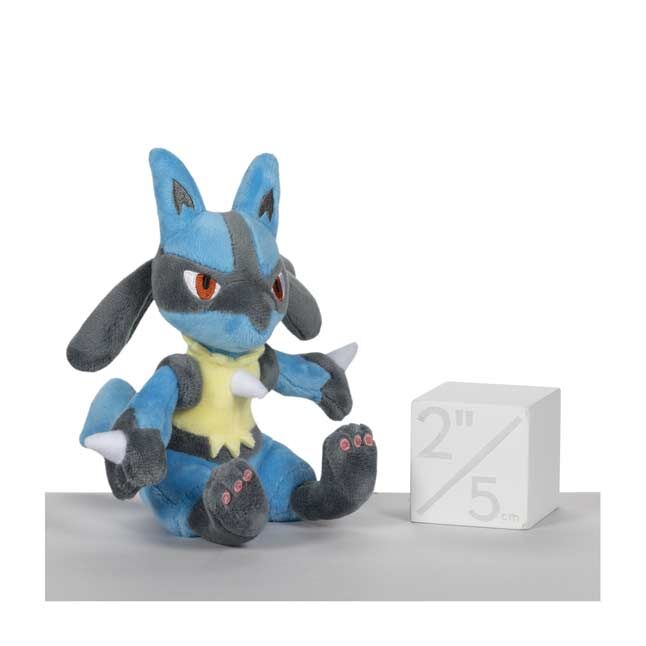 Lucario Sitting Cuties Plush - 15.5 cm