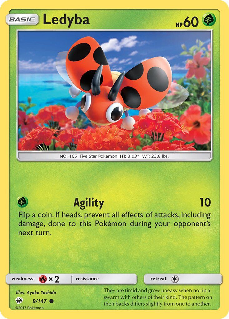 Ledyba - 9/147 - Pokémon TCG - Lightly Played - EN