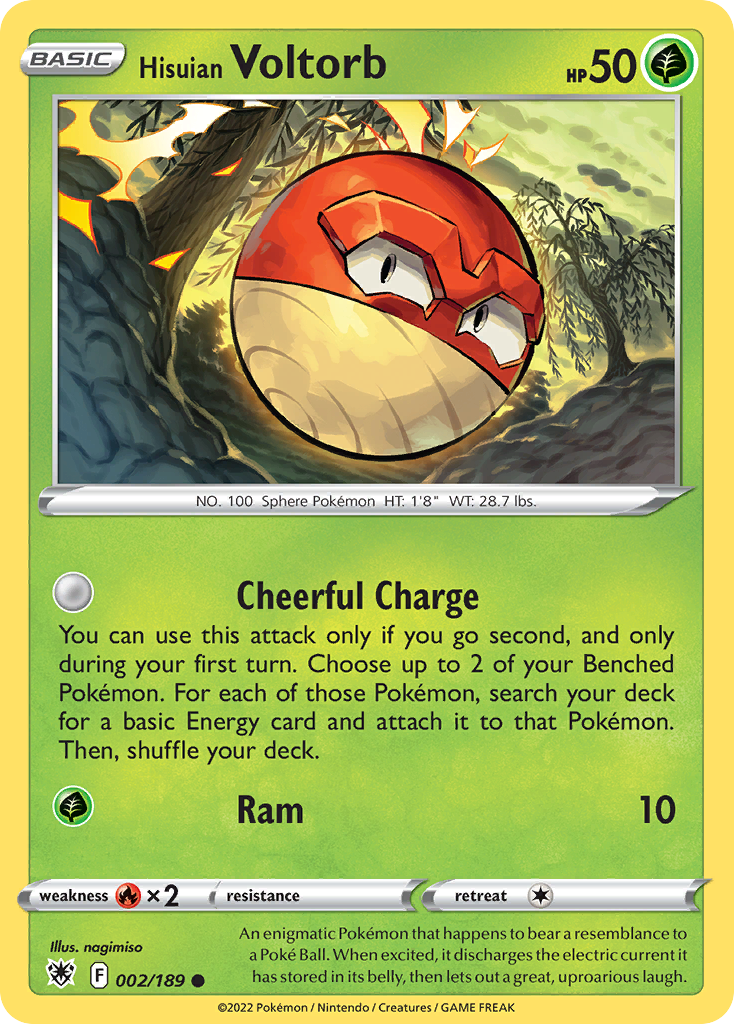 Hisuian Voltorb - 002/189 - EN Hisuian Voltorb - 002/189 - EN
