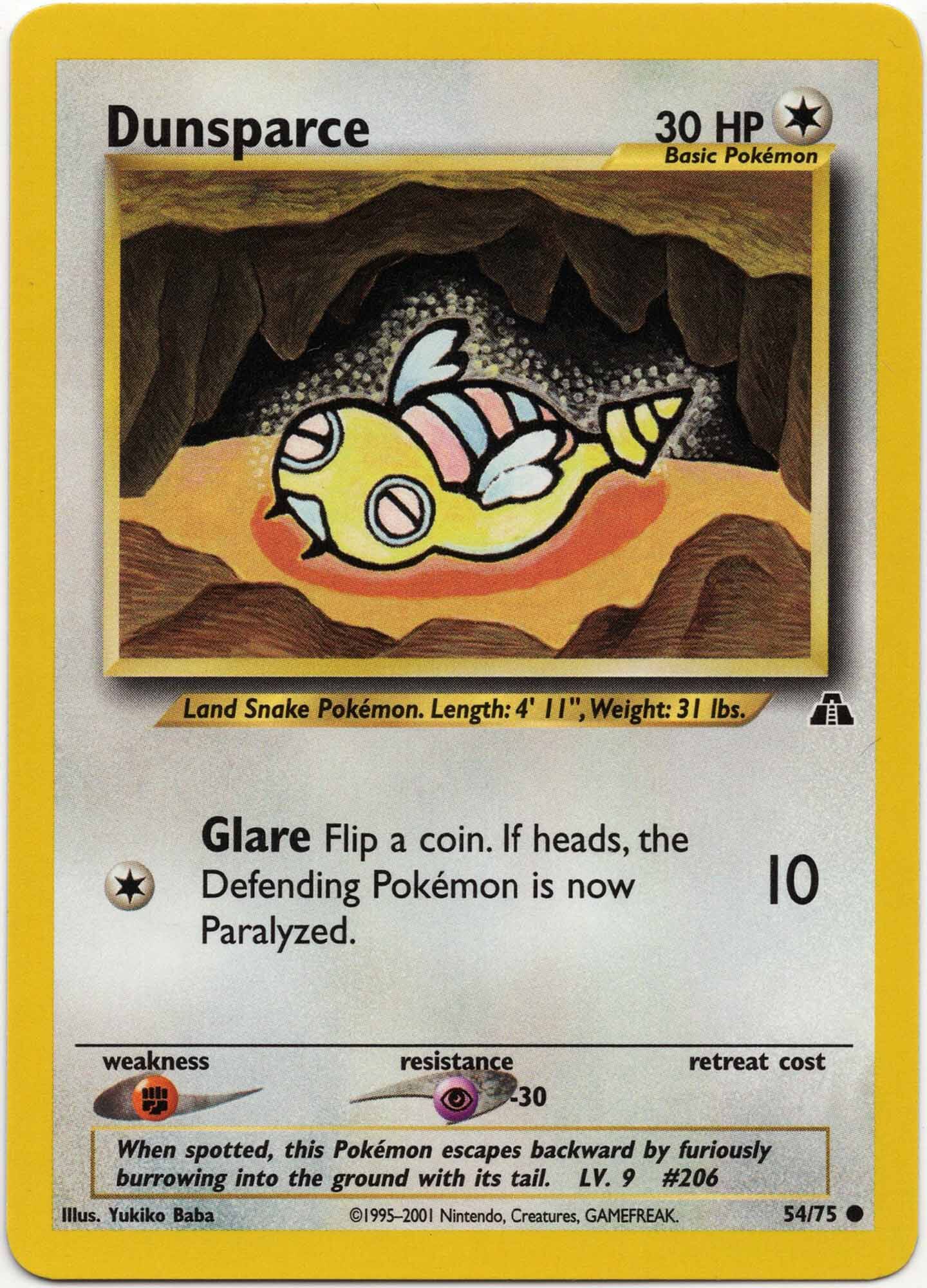 dunsparce-54-75-pok-mon-tcg Dunsparce - 54/75 - Pokémon TCG