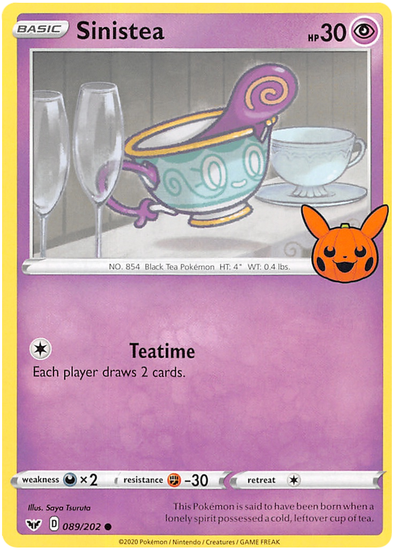 Sinistea - SSH 89 - Trick or Trade 2023 Stamp - EN Sinistea - SSH 89 - Trick or Trade 2023 Stamp - EN