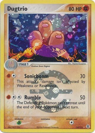 Dugtrio - 22/112 - Reverse Holo - EN