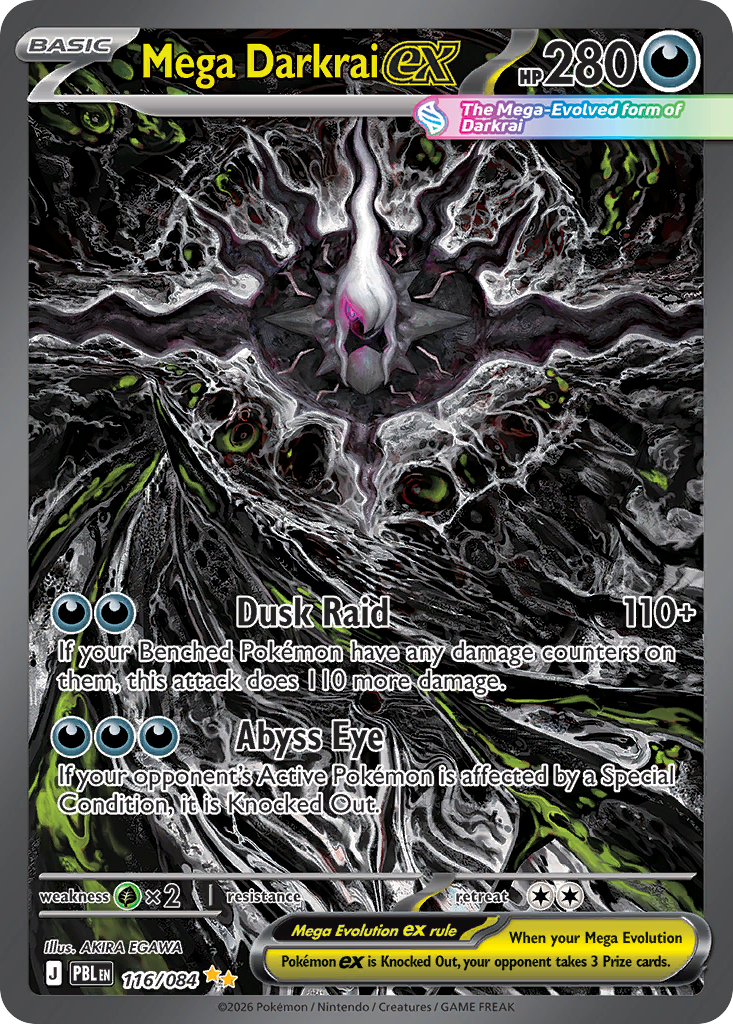 Mega Darkrai ex - 116/084 - EN Mega Darkrai ex - 116/084 - EN