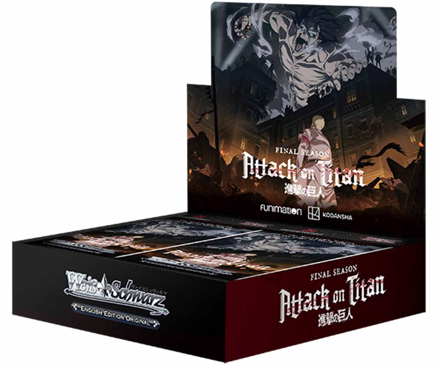 attack-on-titan-final-season-booster-display-weiss-schwarz-tcg-en Attack On Titan: Final Season Booster Display - Weiss Schwarz TCG - EN