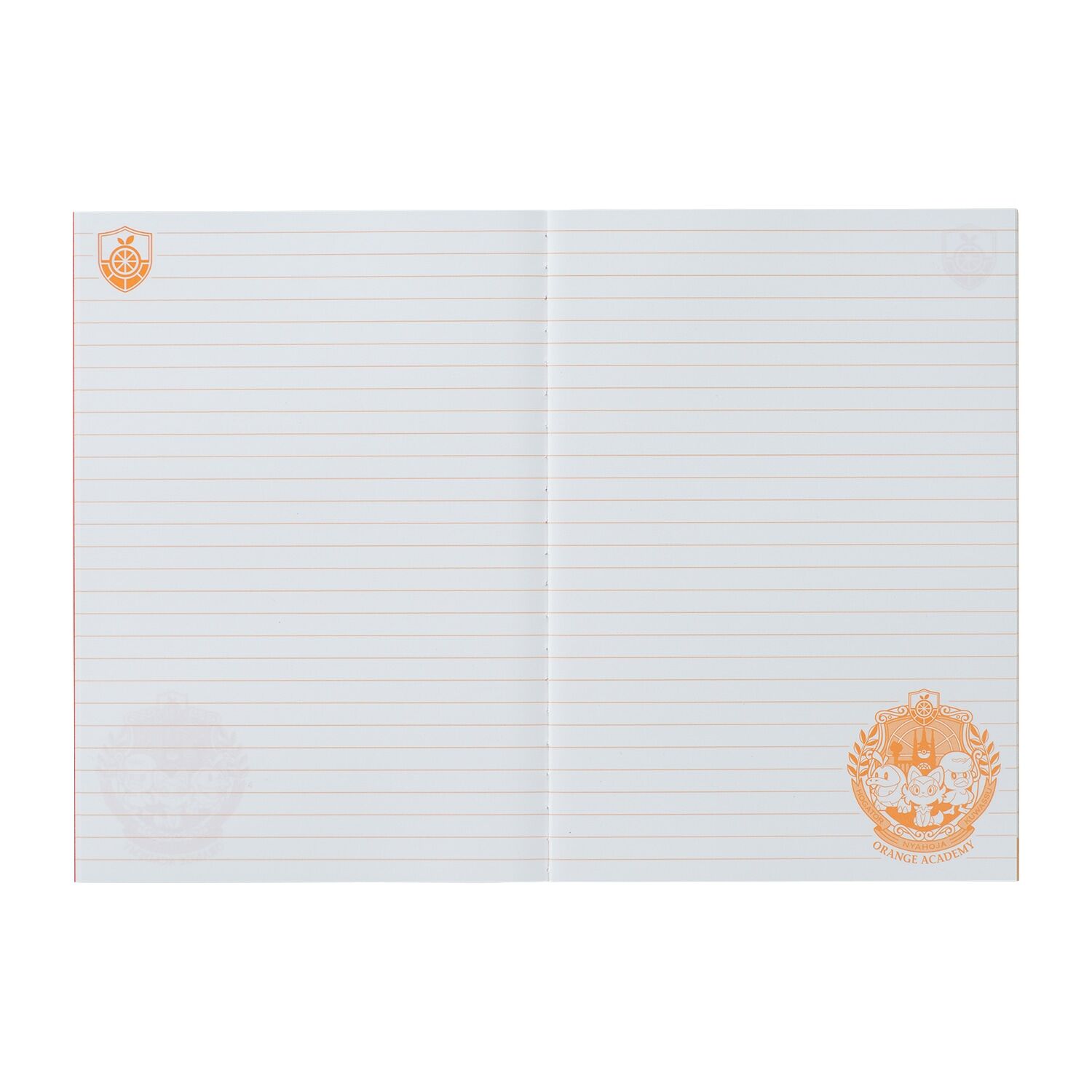 Pokemon Center Original A5 Notebook Orange Academy