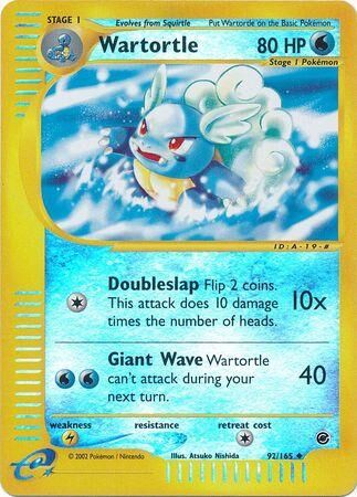 Wartortle - 92/165 - Reverse Holo - EN Wartortle - 92/165 - Reverse Holo - EN