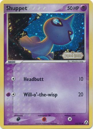 Shuppet - 63/92 - Reverse Holo - EN Shuppet - 63/92 - Reverse Holo - EN
