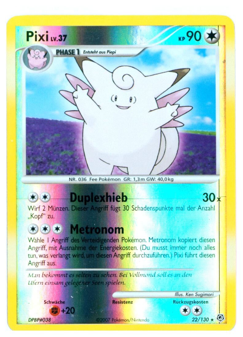 Pixi - 22/130 - Pokémon TCG - Near Mint - DE