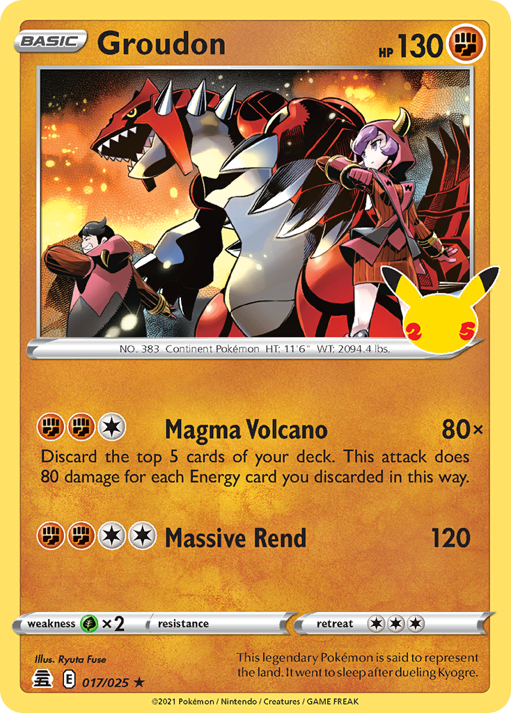 Groudon - 017/25 - EN Groudon - 017/25 - EN
