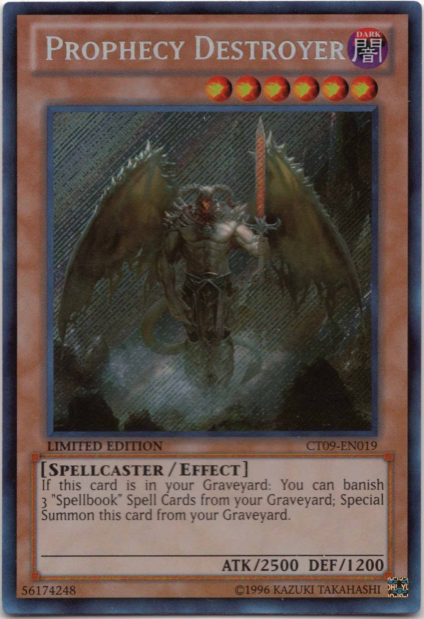 prophecy-destroyer-ct09-en019-secret-rare-limited-edition-near-mint Prophecy Destroyer - CT09-EN019 - Secret Rare - Limited Edition (Near Mint)