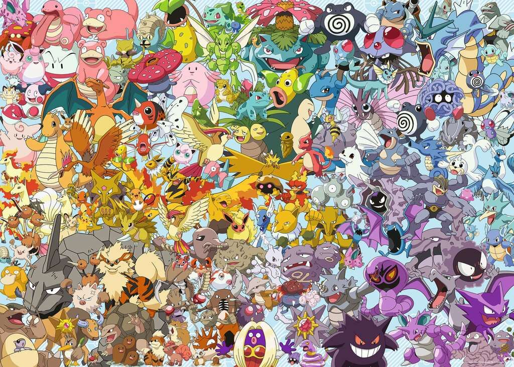 Pokémon 151 Kanto Pokemon Puzzle Ravensburg