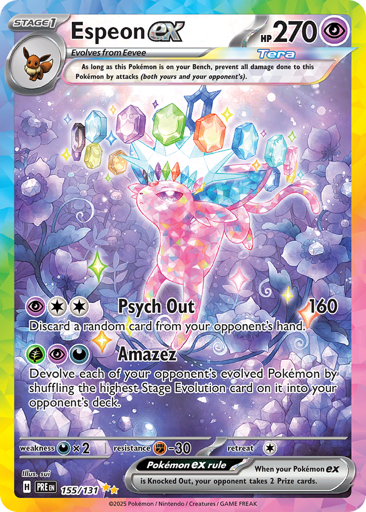 Espeon ex - 155/131 - EN