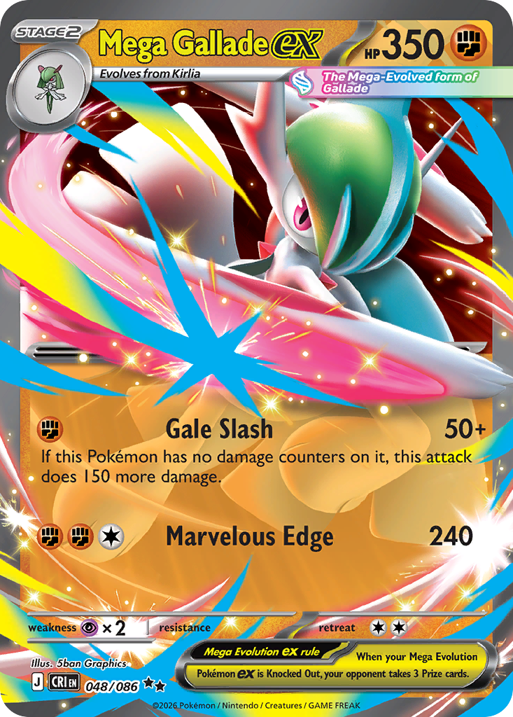 Mega Gallade ex - 048/086 - EN