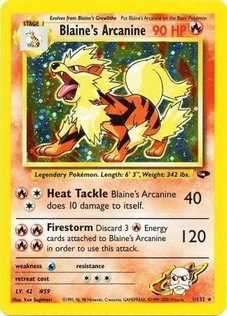 Blaine’s Arcanine - 1/132 - Unlimited - EN Blaine’s Arcanine - 1/132 - Unlimited - EN