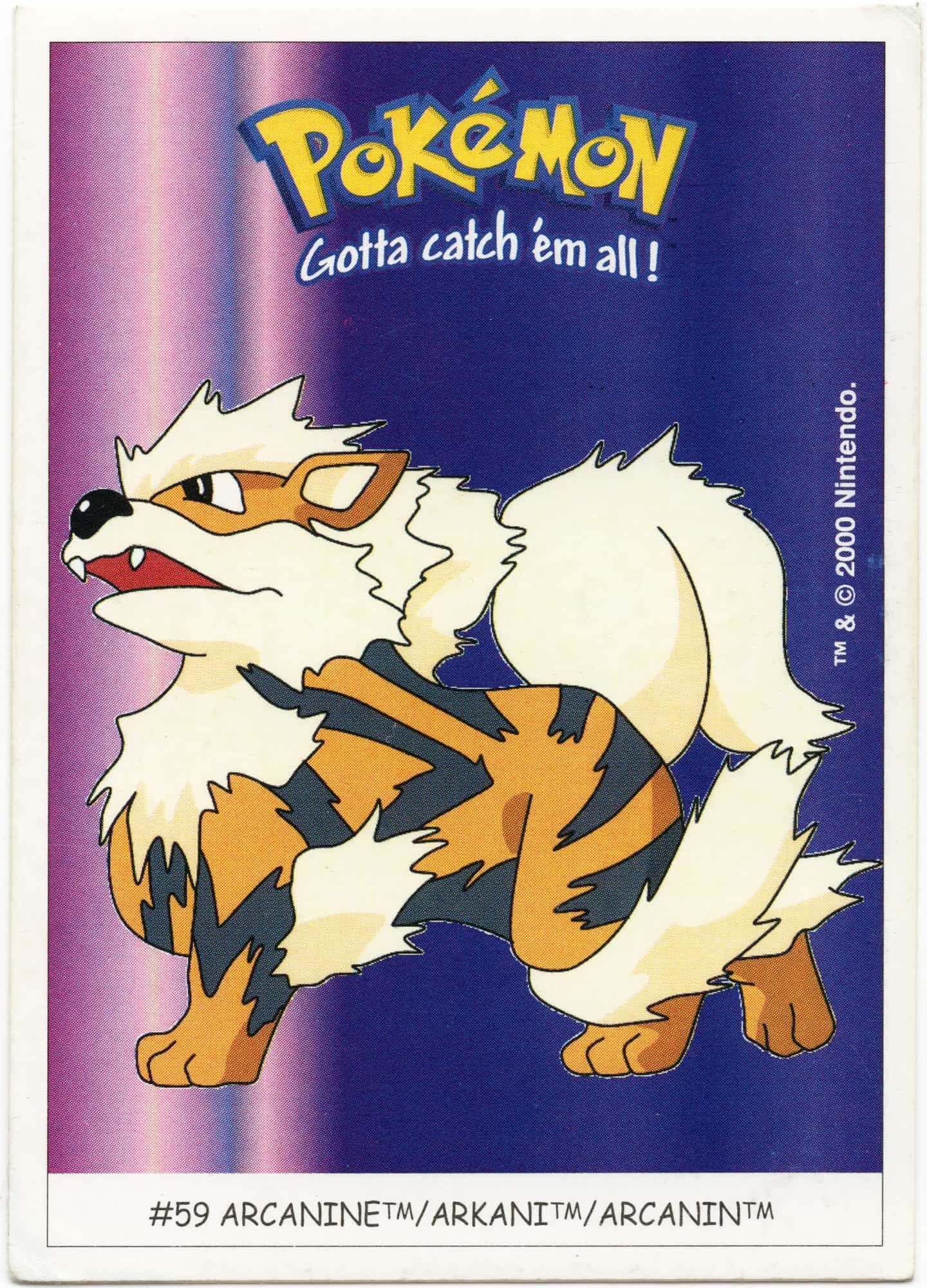 arcanine-59-pokemon-dunkin-boomer-sticker-lightly-played-min Arcanine #59 - Pokémon Dunkin Boomer Sticker - Lightly Played